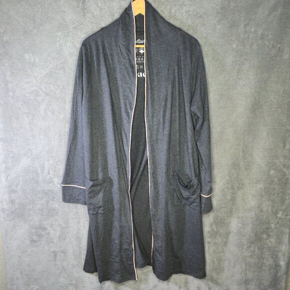 Pact Other - Pact Womens Robe Size Medium Sustainable Organic Cotton Minimalist Gray NO BELT